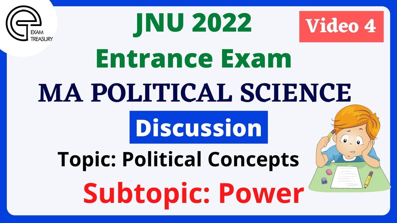 JNU Entrance Exam 2022 MA Political Science | Political Science Important Topics | Power