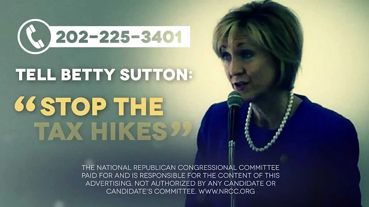 Tell Congresswoman Betty Sutton: Stop the Tax Hikes
