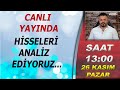 CANLI YAYINDA HİSSELERİ ANALİZ EDİYORUZ...| #thyao #kchol #tüpraş #astor #sokm #akcns #bist100