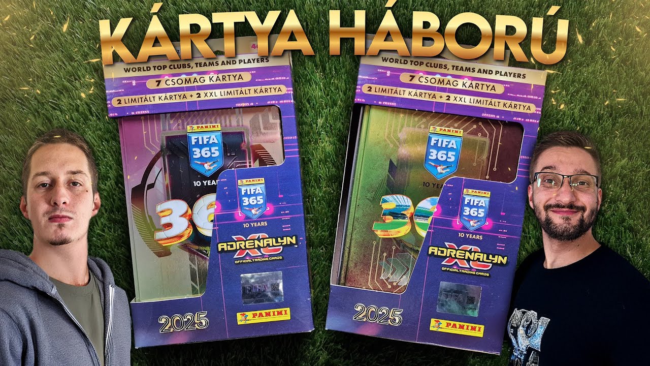 Panini Adrenalyn XL FIFA 365 2025 | Kártya Háború - Nagy Fémdoboz Visszavágó!