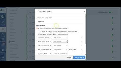 Teacher Tech Tip   Modules   Crash Course set up