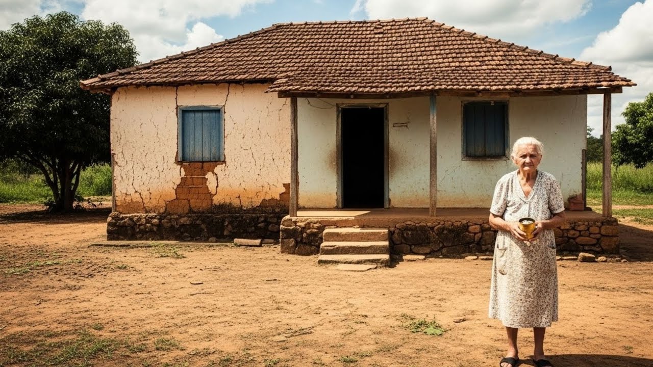 Abandonada pelos netos ela comprou um sítio de R$100. Mas o que encontrou sob o piso mudou tudo.