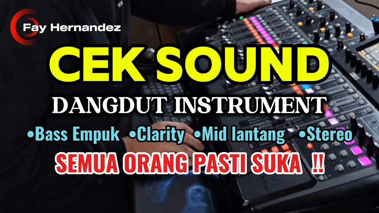 WAJIB PUTER‼️ CEK SOUND DANGDUT KALEM BASS EMPUK CLARITY TERBARU COCOK UNTUK HAJATAN