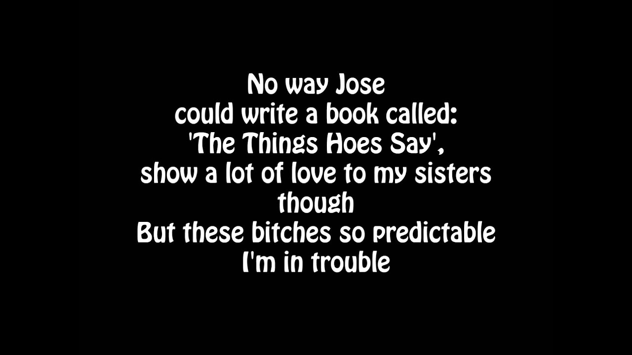 J. Cole Trouble Lyrics YouTube