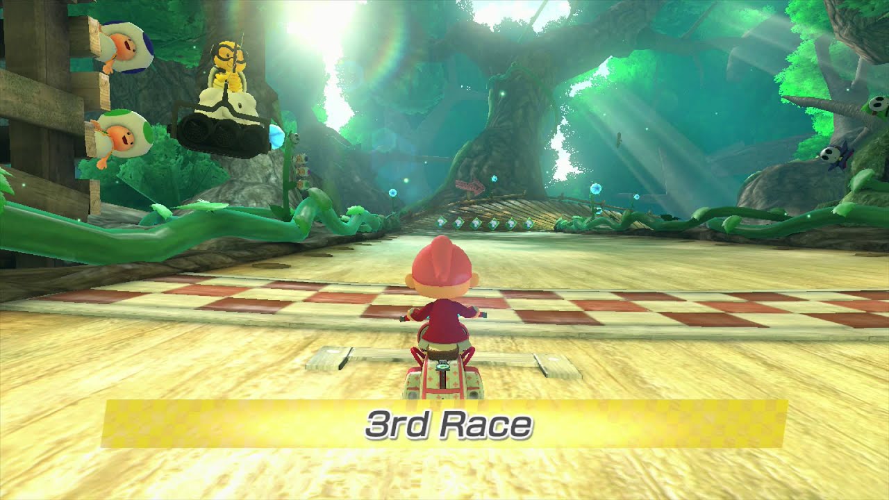 Mario Kart 8 DLC- Animal Crossing Cup With Girl Villager (HD)