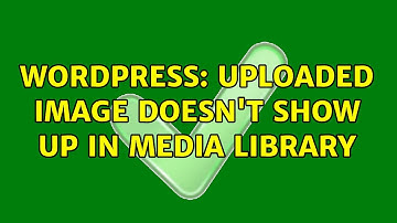 Wordpress: Uploaded image doesn