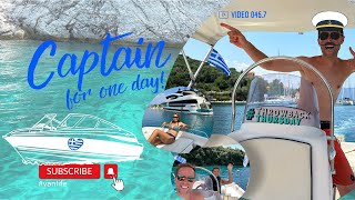 Jorn & Anita 🚐 VanLife - Video 046.7 - Captain for one day! #greece #vanlife #adventure #4k