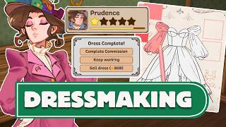 A Cozy New Job Simulator Where We Design Our Own Dresses! 👗