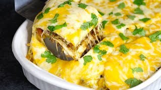 This taco lasagna is easy to throw together and guaranteed be a big
hit with your family. it's cheesy, meaty main course that'll on dinner
ta...