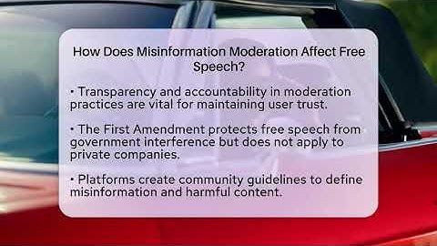 How Does Misinformation Moderation Affect Free Speech? - Everyday-Networking