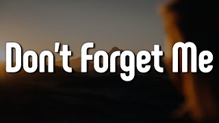 Jacob Lee - Don't Forget Me (Letra/Lyrics) | Official Music Video