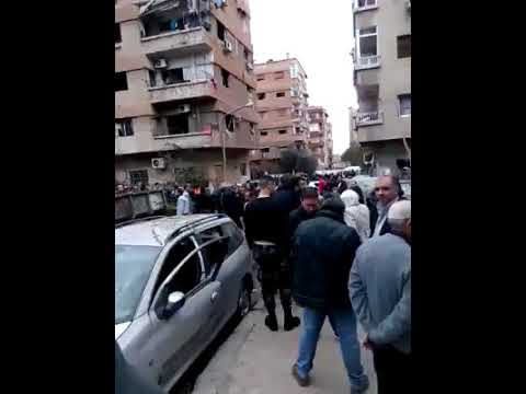 اهالي دمشق يتحدثوا كيف تم قصف ركن الدين من قبل طيران النظام 2018/2/23