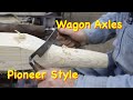 Draw Knife & Forge to Make Wagon Axles  | Engels Coach Shop