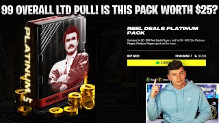 99 OVERALL LTD PULL! IS THE REEL DEALS PLATINUM PACK SPECIAL OFFER WORTH $25?