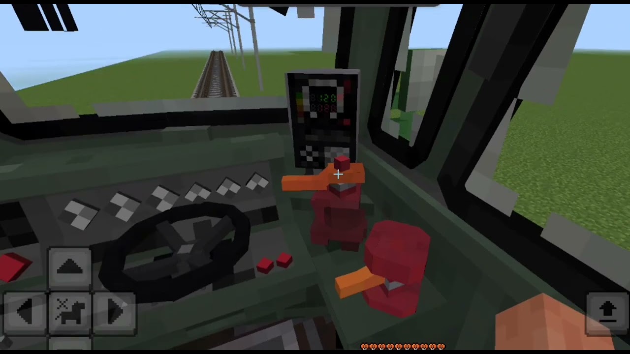 Работаю машинистом в майнкрафт