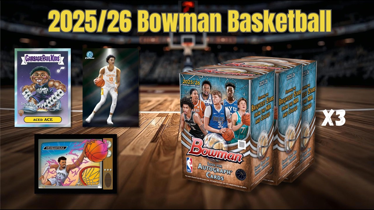 2025/26 Bowman Basketball Value Box Opening - YouTube