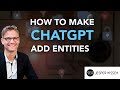 How to make chatgpt add entities to your content