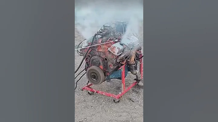 sbc 350 chevy Meets it's end #chevrolet #350 #squarebodychevy