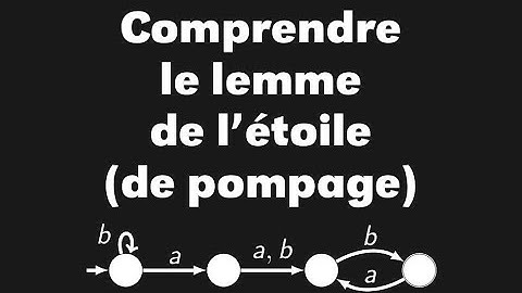 Comprendre le lemme de l