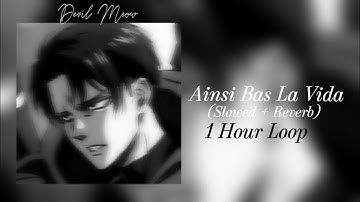 Indila - Ainsi Bas La Vida (Slow+Reverb) 1Hour Loop #ainsibaslavida #indila #edit #audio