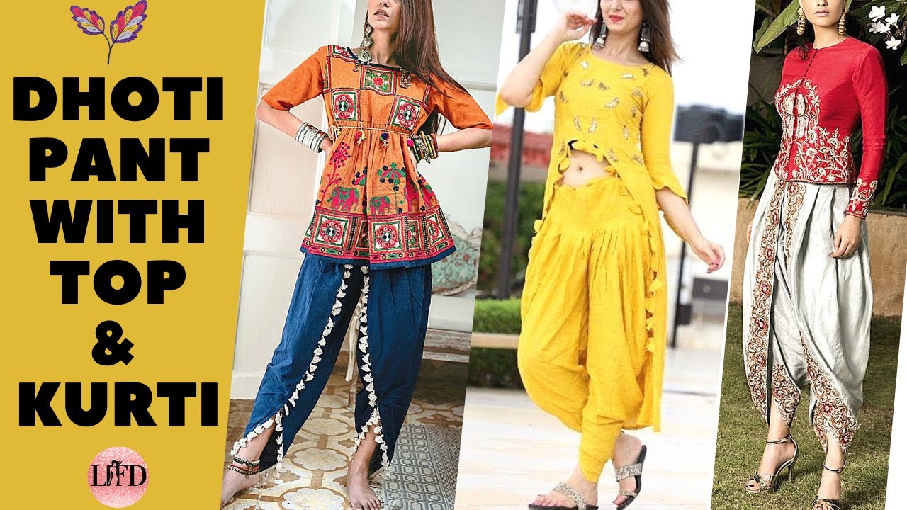 MAYA - Printed Kaftan Kurti With Dhoti Pants – Sajeda Lehry Design Studio