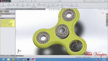 Solidworks tutorial #2-Fidget Spinner