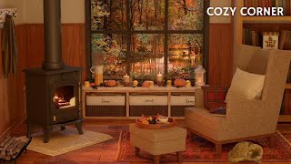 Cozy Autumn ASMR Ambience with Rain and Fireplace Sounds by Cozy Corner 63,390 views 3 years ago 3 hours