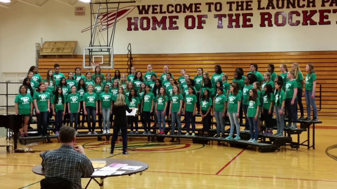 Novi Middle School Girls Choir 1st Song 51416 YouTube