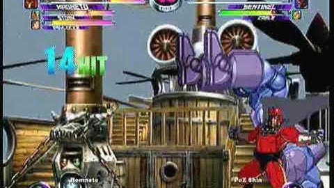 MvC2 Online (360): Brett (MSP) vs Theo (Row) 1 .:11.4.09:.