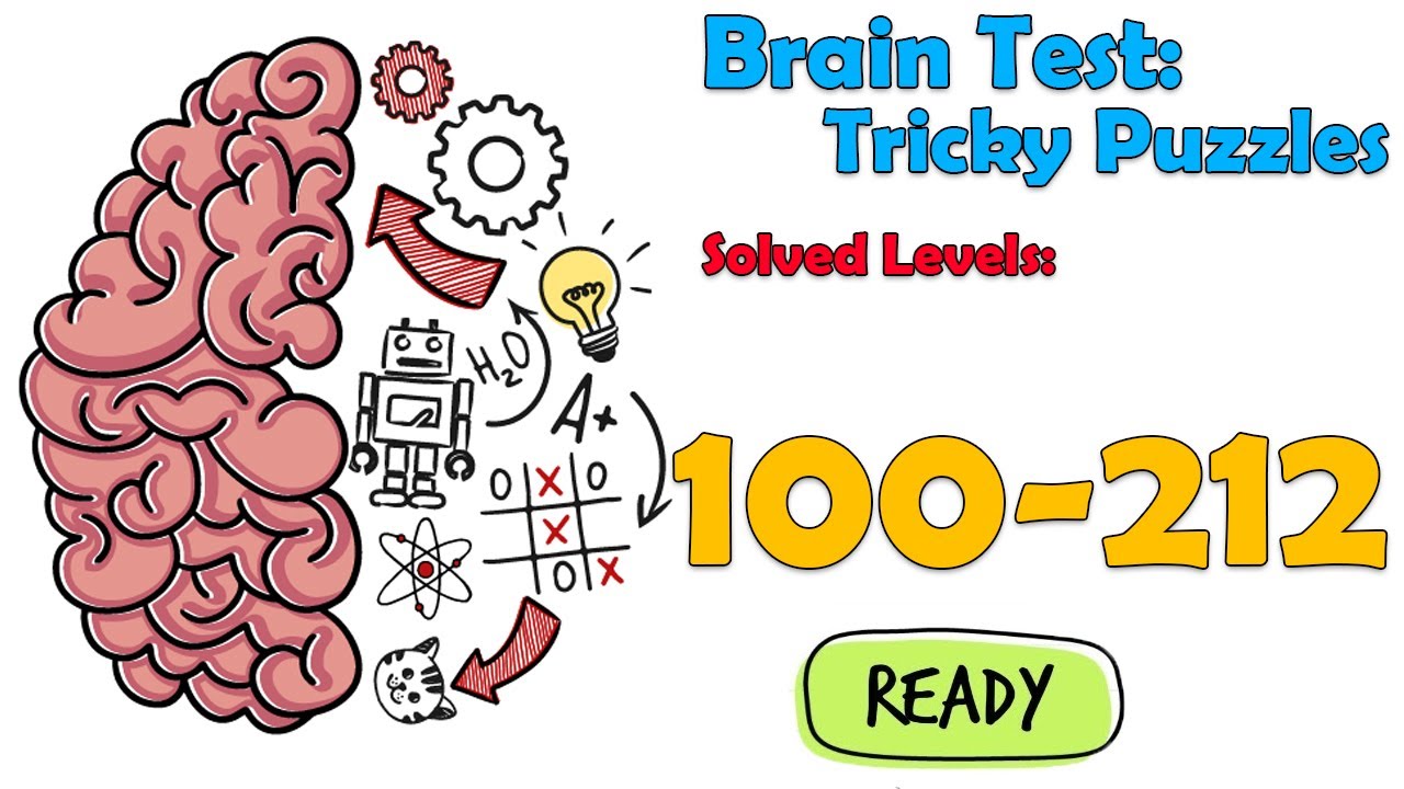 100 уровень игры brain test. Brain Puzzle tricky Test.