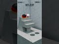 0% vs 100% Softness 3D Soft Body Simulation Germany vs canada BALLS #3d #shorts #blender