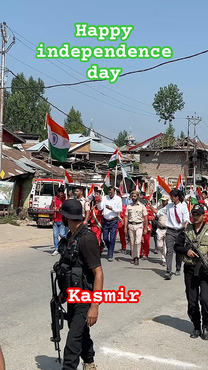 Happy Independence Day #kasmir #independenceday #celebration #army #students #travel #keepsafe