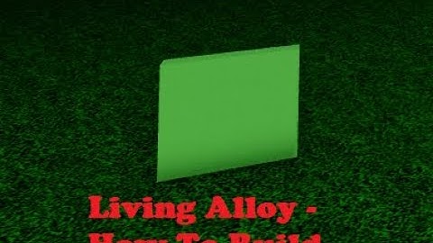 Factory Simulator Roblox - How to build - Tier 3 [Compressed] - Living Alloy