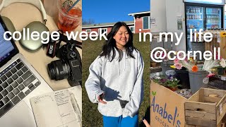 college week in my life at cornell university | lecture, study vlog, cornell libraries, cooking