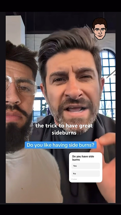 Side burns (yes or no) #ytshort #short #shorts #haircut #drooz