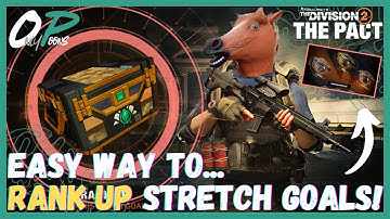 EASY RANK UP / STRETCH GOALS | The Division 2