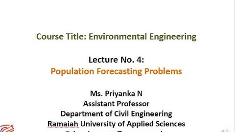 PopulationForecasting-Environmental Engineering- (  Decreasing rate of growth method)
