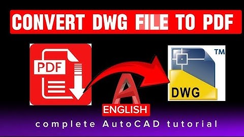 How to convert DWG TO printable PDF | AutoCAD  tutorial for beginners 2025