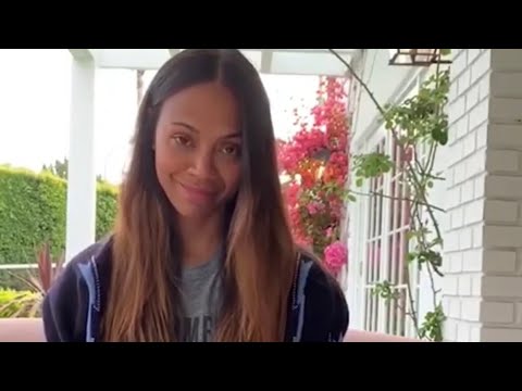 Zoé Saldaña Yo me quedo en casa