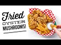 VEGAN FRIED CHICKEN made with MUSHROOMS!