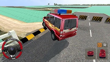 Speed Breaker in Bus Simulator Indonesia - TATA Sumo Mod For Bussid - Mobile Gameplay Video 
