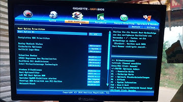 Fix - Gigabyte UEFI Bios Setup Problem
