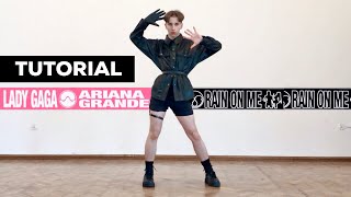 Lady Gaga, Ariana Grande - Rain On Me Mirrored Dance Tutorial By Mk