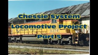 How to Paint Chessie Locomotives: Part 5