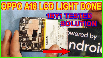 OPPO A16 LCD SOLUTION