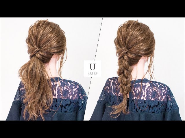 夏のアレンジ他3点 cross ponytail & one tail arrangement by combining triple