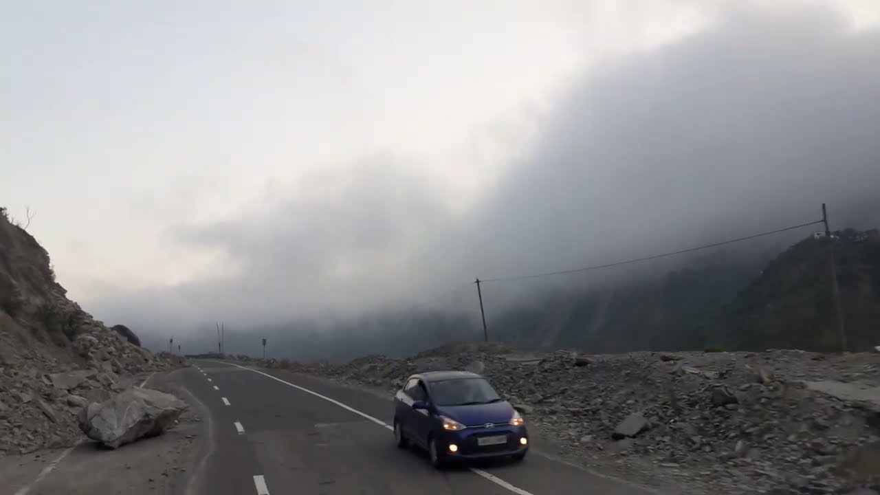 Nature's Beauty in Motion: A Thrilling Bus Ride from 