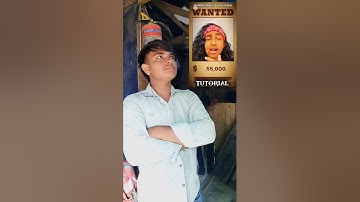 Tutorial wanted filter 😈☠️ #filter #tutorialfilter #azharlove #wanted #shorts