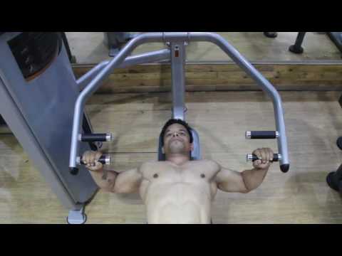 How to do Machine Flat Bench Press - Chest press