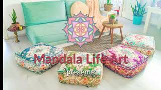 HOW TO STUFF A FLOOR CUSHION - Mandala Life ART